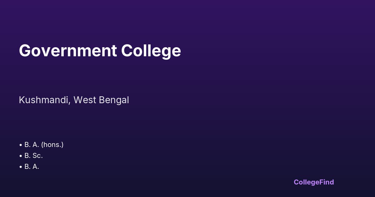 government college