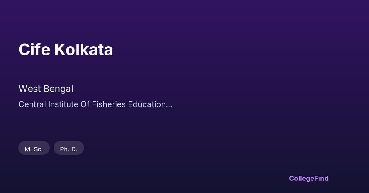 cife kolkata