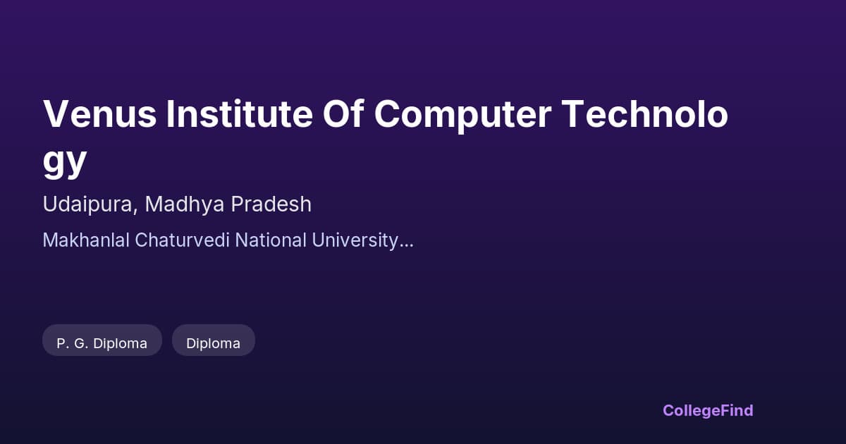 venus institute of computer technology