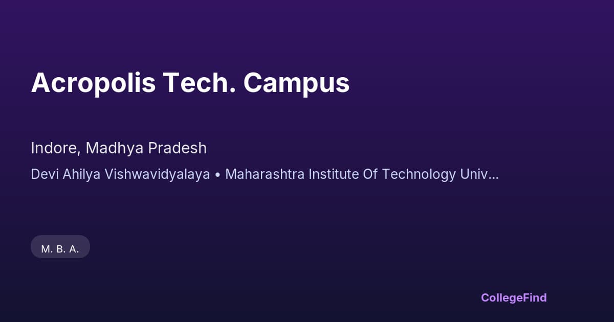 acropolis tech. campus