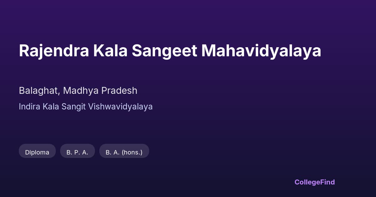 rajendra kala sangeet mahavidyalaya
