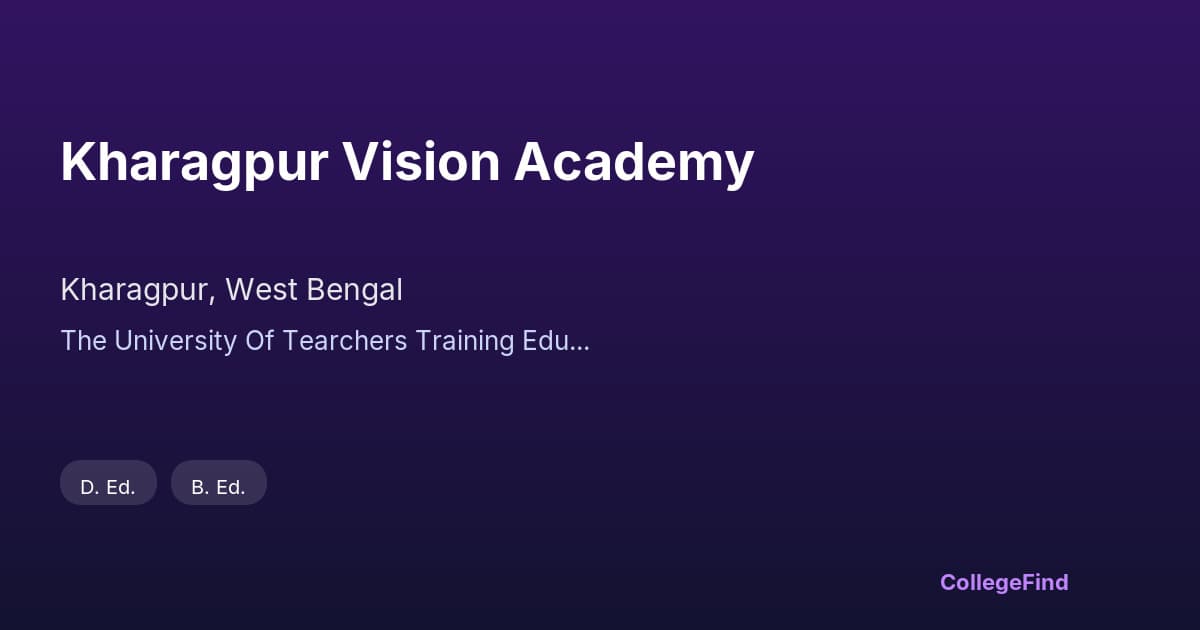 kharagpur vision academy 