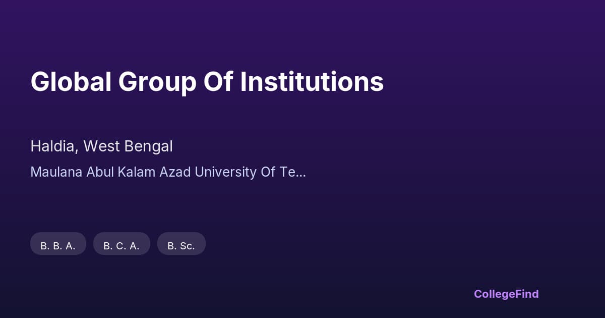 global group of institutions