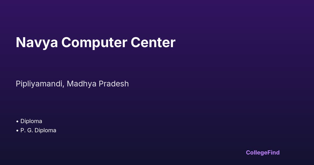 navya computer center