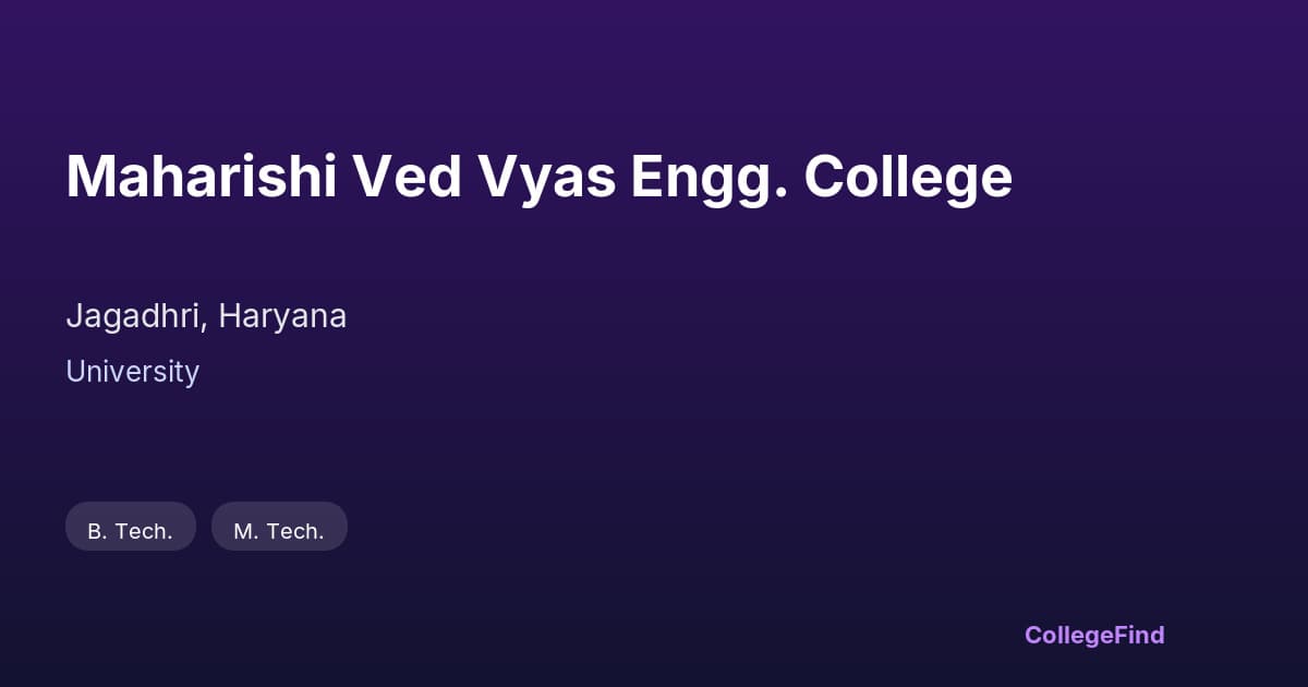 maharishi ved vyas engg. college