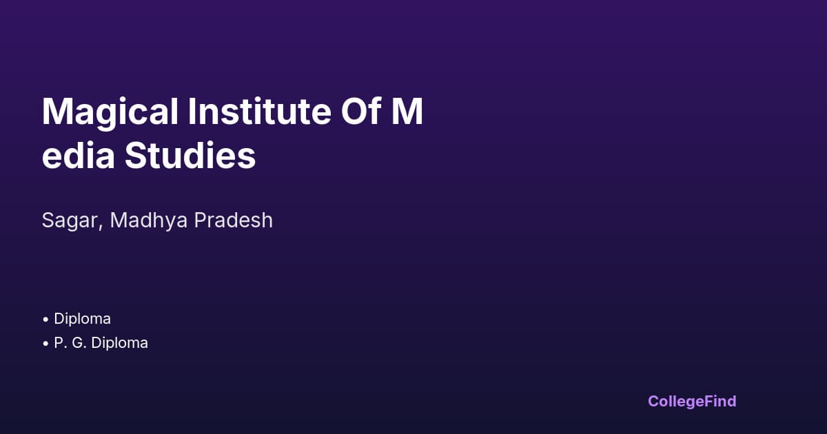 magical institute of media studies