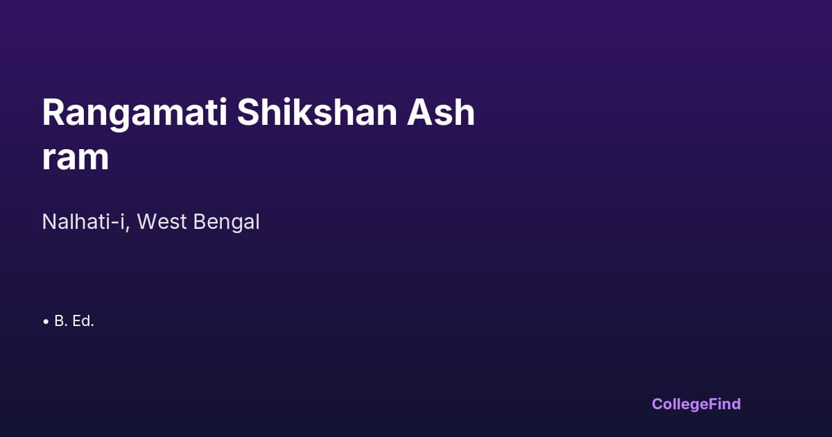 rangamati shikshan ashram