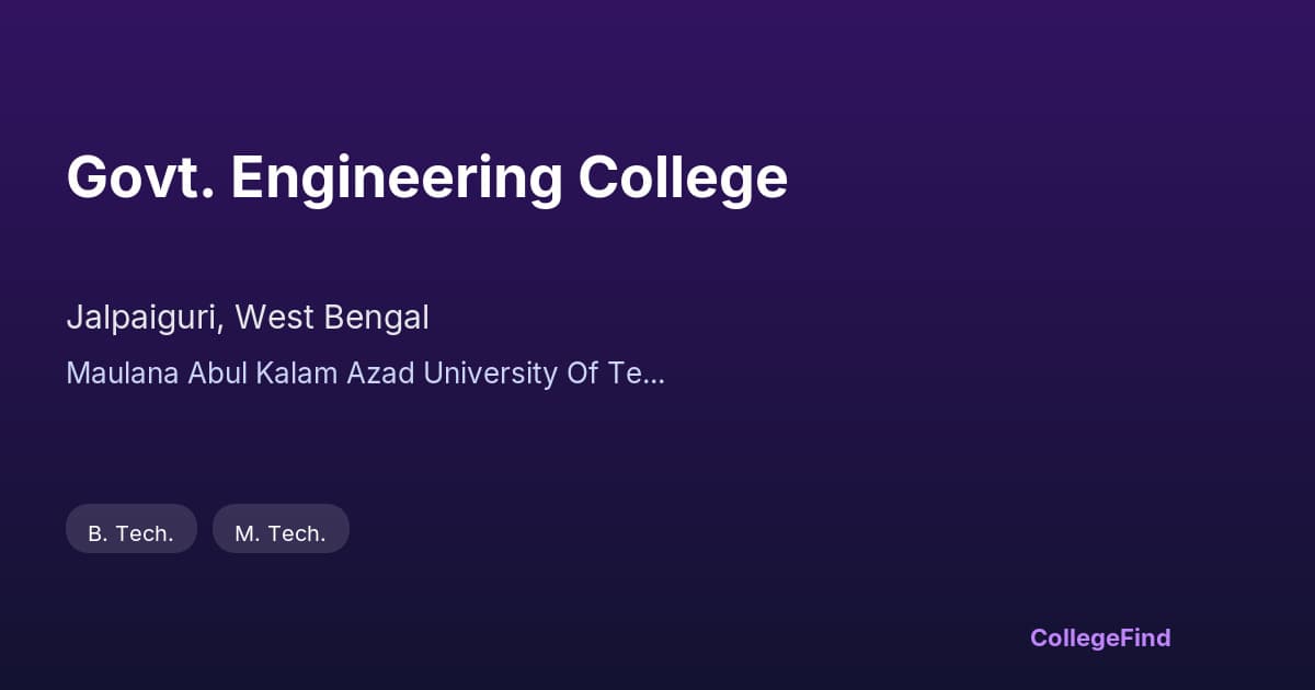 govt. engineering college