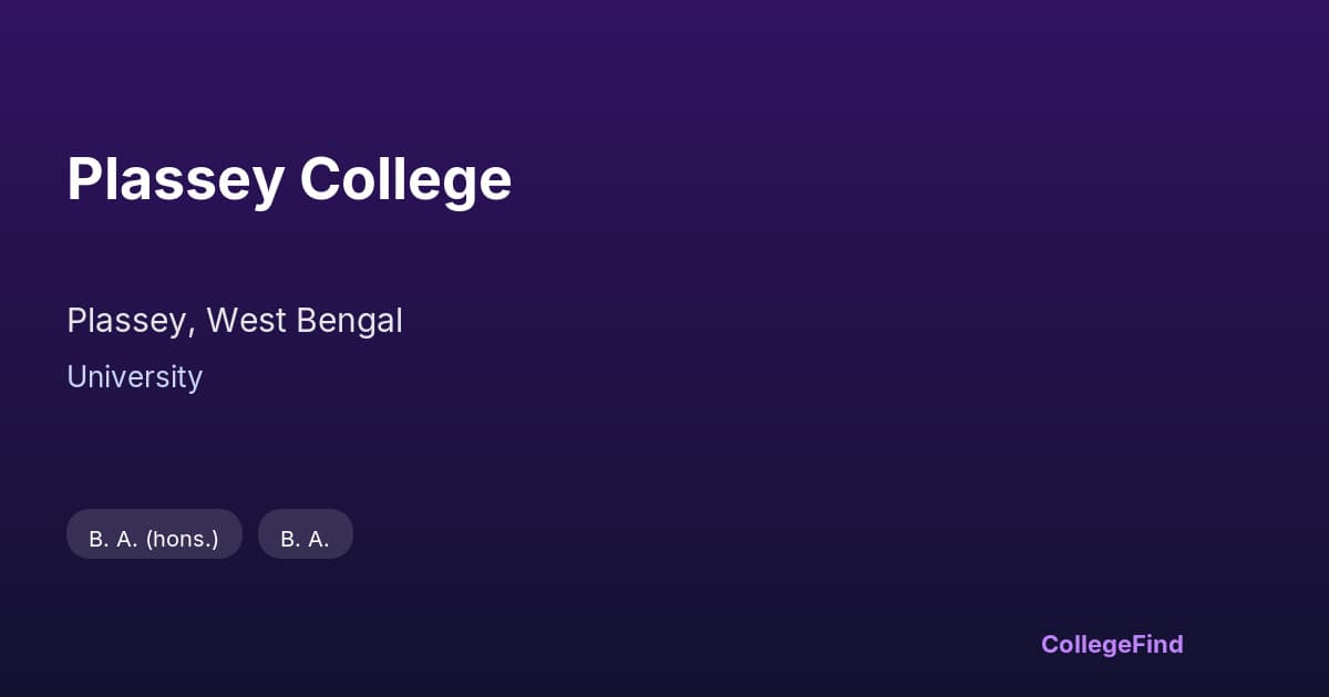 plassey college