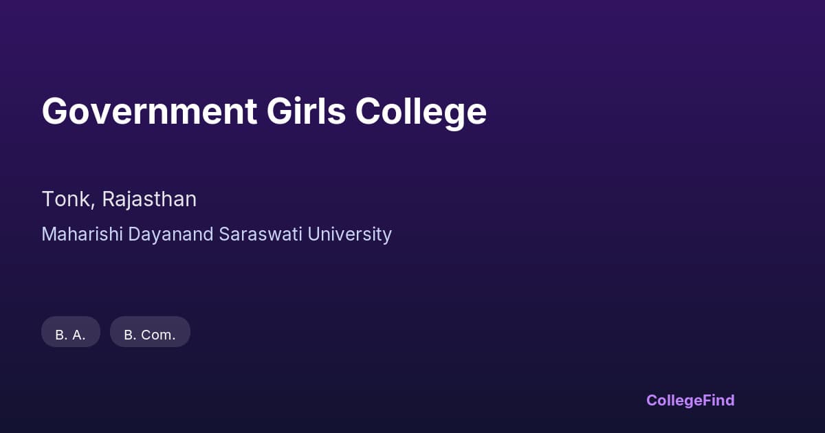 government girls college