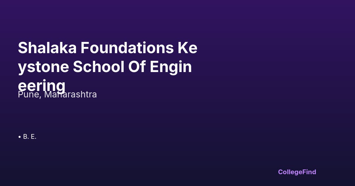 shalaka foundations keystone school of engineering