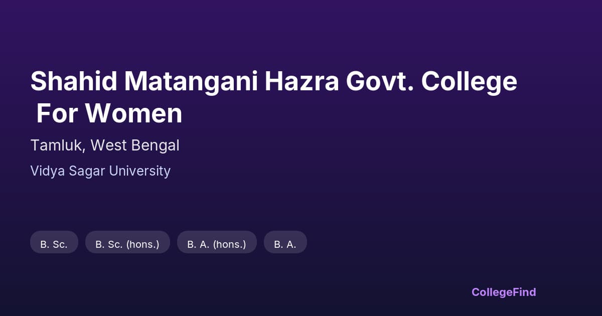 shahid matangani hazra govt. college for women
